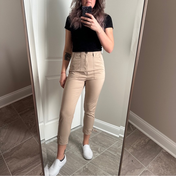 High Waisted Khakis - Picture 3 of 3